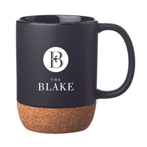15oz Matte Cork Bottom Ceramic Mug