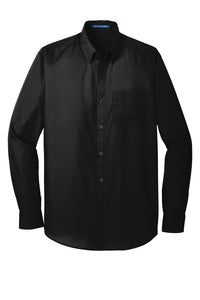 Port Authority® Long Sleeve Carefree Poplin Shirt