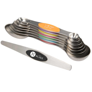 Kitchi Magnetic Measuring 8-Piece Spoon Set