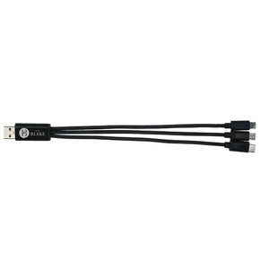 Metallic 3-in-1 Charging Cable