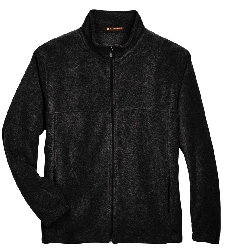 Harriton Men's 8 oz. Full-Zip Fleece